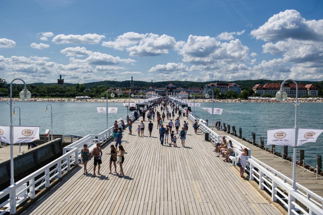 Ferienwohnung Apartament Kamienica Monciak Zoppot Exterior foto